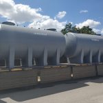 Fiberglass Acid Storage Tanks