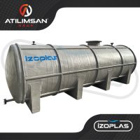 20cbm Fiberglass Horizontal Acid Storage Tank