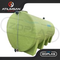 25 Ton Fiberglass Horizontal Acid Storage Tank