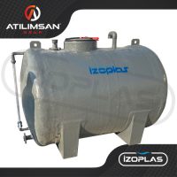 3 Ton Fiberglass Horizontal Chemical Storage Tank