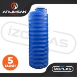 1 Ton 3 Katmanlı Dikey Su Deposu 78 Çap