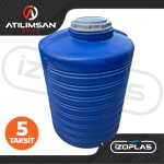 1500 Litre 3 Katmanlı Dikey Su Deposu