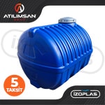 2 Ton 3 Katmanlı Yatay Su Deposu